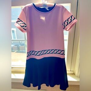 Byblos Pink and Black Dress